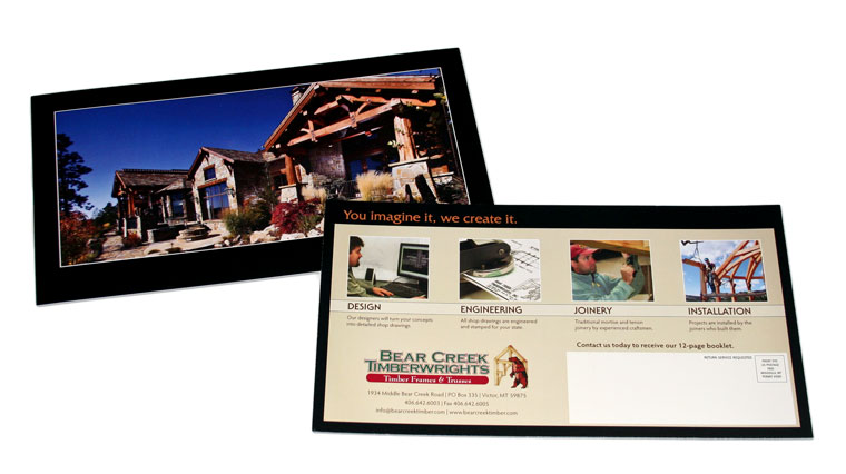 Direct Mail Campaign for Bear Cree Timberwrights