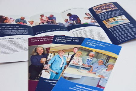 Brochure designs for Marcus Daly Memorial Hospital